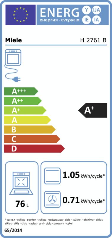 Miele H 2761 B ContourLine Inbouw Oven Kopen EP Nl