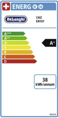 Energielabel von EN 167.W Citiz, Energieeffizienzklasse A+. Daten siehe Produktdetailseite.