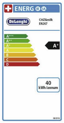 Energielabel von EN 267.BAE Citiz, Energieeffizienzklasse A+. Daten siehe Produktdetailseite.