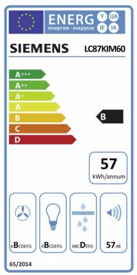 Energielabel von LC87KIM60, Energieeffizienzklasse B. Daten siehe Produktdetailseite.