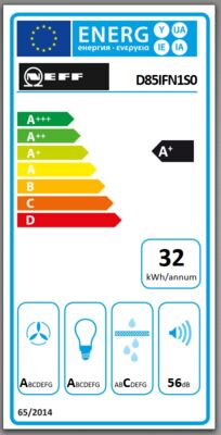Energielabel von D85IFN1S0, Energieeffizienzklasse A+. Daten siehe Produktdetailseite.
