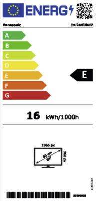 Energielabel von TS-24N30AEZ, Energieeffizienzklasse E. Daten siehe Produktdetailseite.