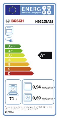 Energielabel von MKH63SP3 (HEG278AB3+NKH645GA2M) Select Line, Energieeffizienzklasse A+. Daten siehe Produktdetailseite.