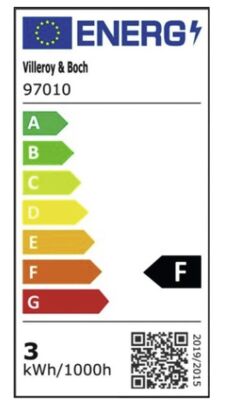 Étiquette énergétique de Neapel Micro Weiss, classe d'efficacité énergétique F. Données disponibles sur la page produit.