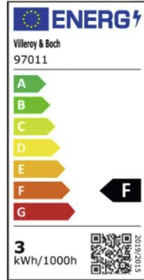Étiquette énergétique de Neapel Micro Anthrazit, classe d'efficacité énergétique F. Données disponibles sur la page produit.