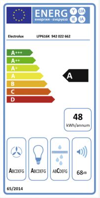 Energielabel von LFP616K, Energieeffizienzklasse A. Daten siehe Produktdetailseite.