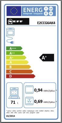 Energielabel von EX4PIB0 (E2CCG6AK4+M56SBF1L0), Energieeffizienzklasse A+. Daten siehe Produktdetailseite.