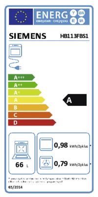 Energielabel von EP211B1 (HB113FBS1+HZ438301 Teleskopausz.3f.+HZ431002Backbl), Energieeffizienzklasse A. Daten siehe Produktdetailseite.