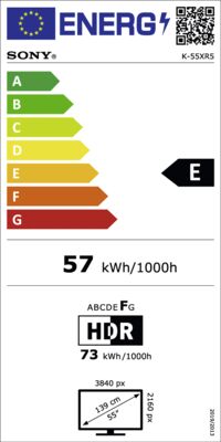 Energielabel von K55XR59B.CEI, Energieeffizienzklasse E. Daten siehe Produktdetailseite.