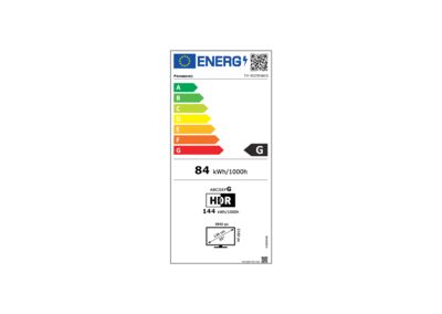 Energielabel von TV-55Z95BEG, Energieeffizienzklasse G. Daten siehe Produktdetailseite.