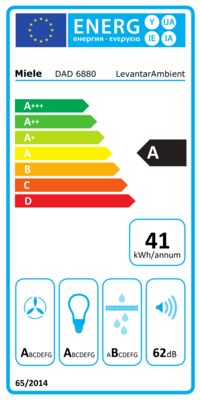 Energielabel von DAD 6880 Black Levantar, Energieeffizienzklasse A. Daten siehe Produktdetailseite.