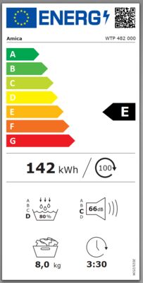 Energielabel von WTP 482 000, Energieeffizienzklasse E. Daten siehe Produktdetailseite.