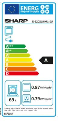 Étiquette énergétique de Einbau K-62DX19IM1-EU Po, classe d'efficacité énergétique A. Données disponibles sur la page produit.