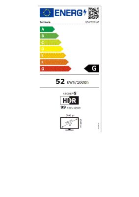 Energielabel von QE42S93HAEXXN, Energieeffizienzklasse G. Daten siehe Produktdetailseite.