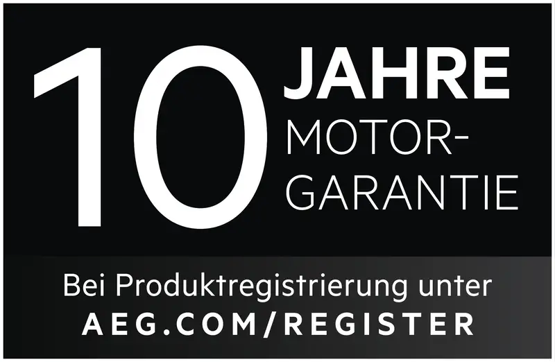 AEG 10 Jahre Motorgarantie