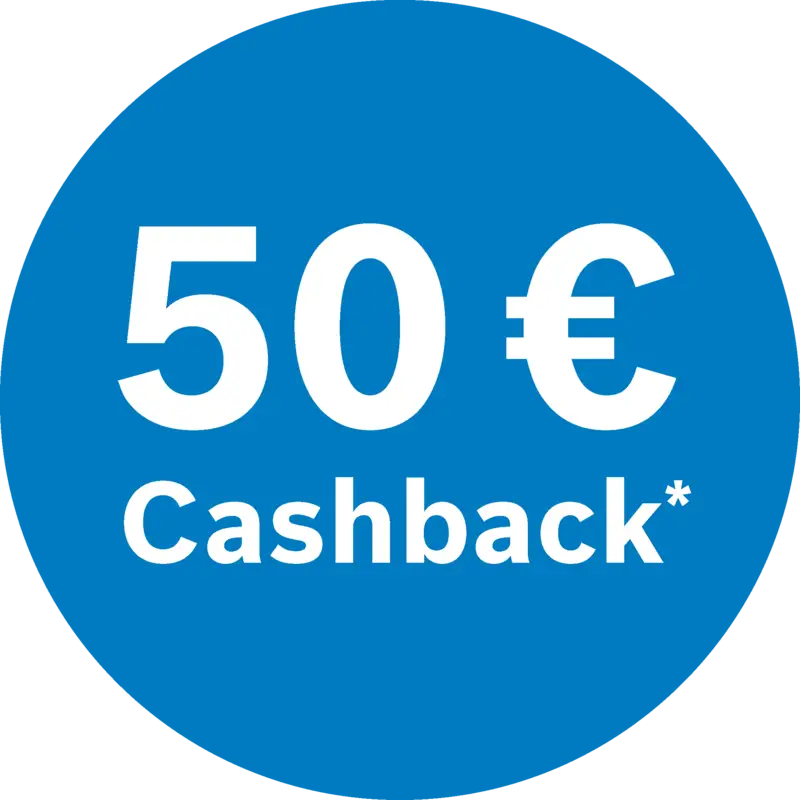 Bosch Exclusiv 50 Euro Cashback