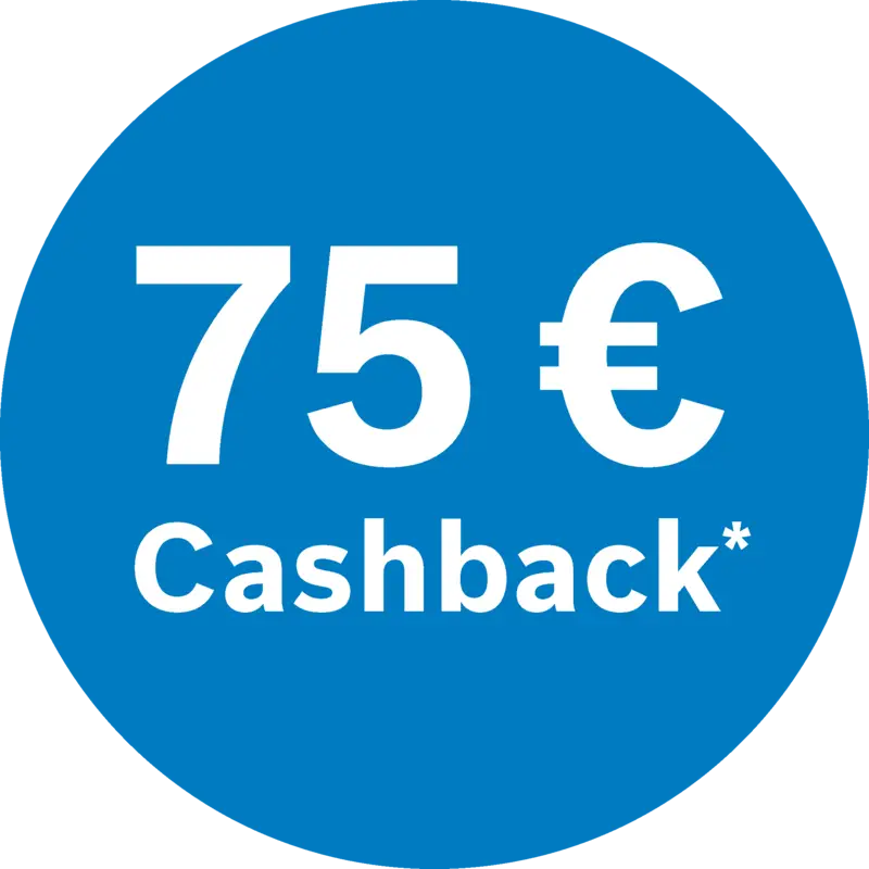 Bosch Exclusiv 75 Euro Cashback
