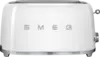 SMEG TSF02WHEU 50's Style Broodrooster - Wit 
