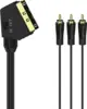 Hama Videokabel Scart-stekker 3 cinch-stekkers 1,5m