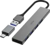 USB-hub, 4-poorts, USB 3.2 Gen1, 5 Gbit/s, USB-C adapter