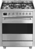 SMEG C7GMXNLK9 Classici Esthetisch Fornuis met Gaskookplaat - 70 x 60 cm