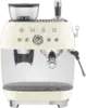SMEG EGF03CREU Handmatige Espressomachine 50's Style - Creme
