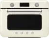 SMEG COF01CREU Vrijstaande Combi Stoomoven 50's Style - Glanzend Crème