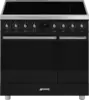 SMEG C92IMMB2 Classici Esthetisch Fornuis met InductieKookplaat - 90 x 60 cm