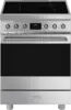 SMEG C6IMXM2 Classici Esthetisch Fornuis met Inductie Kookplaat - 60 x 60 cm - Zilvergrijs