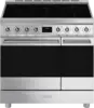 SMEG C92IPX2 Classici Esthetisch Fornuis met Inductiekookplaat - 90 x 60 cm - RVS