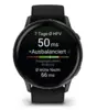 Garmin Venu 4 - 45 mm met zwarte siliconen band