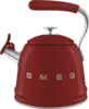 SMEG WKF01RD 50's Style Fluitketel - Rood