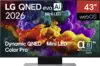 LG 43QNED87B6A QNED evo Mini-LED 4K Smart TV (2026)