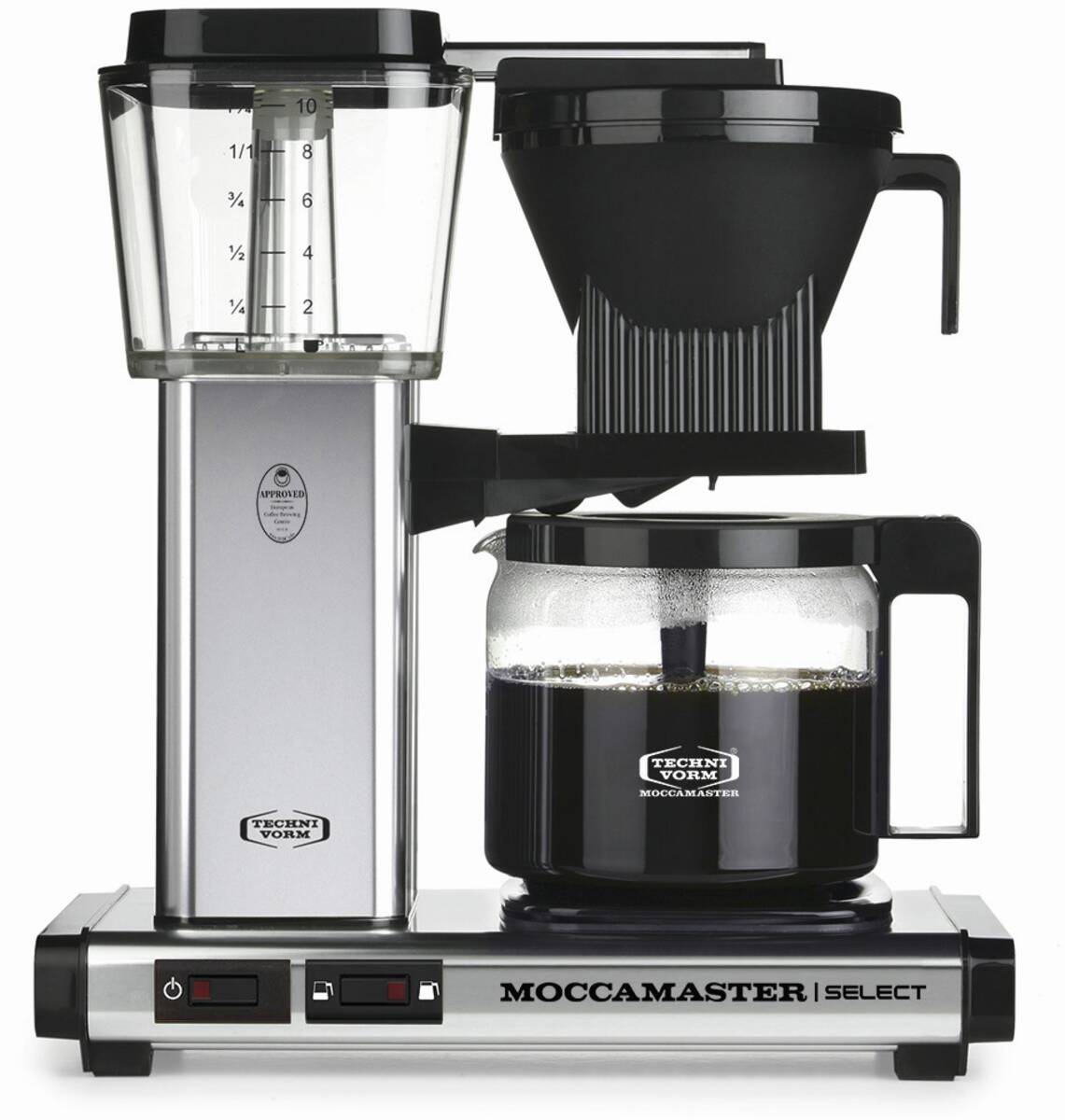 Moccamaster KBG Select Polished Silver koffiezetapparaat
