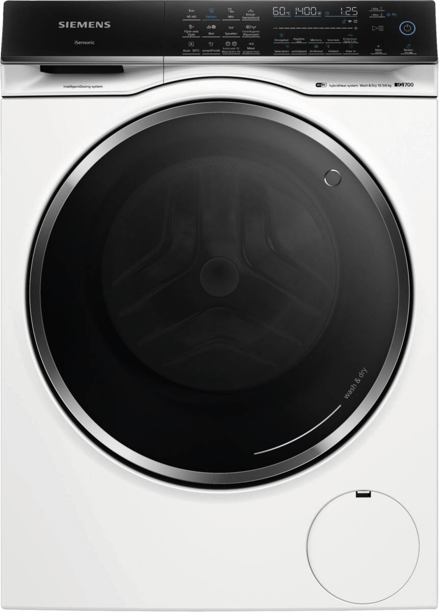 Siemens WN54C2A0NL iQ700 was-droogcombinatie