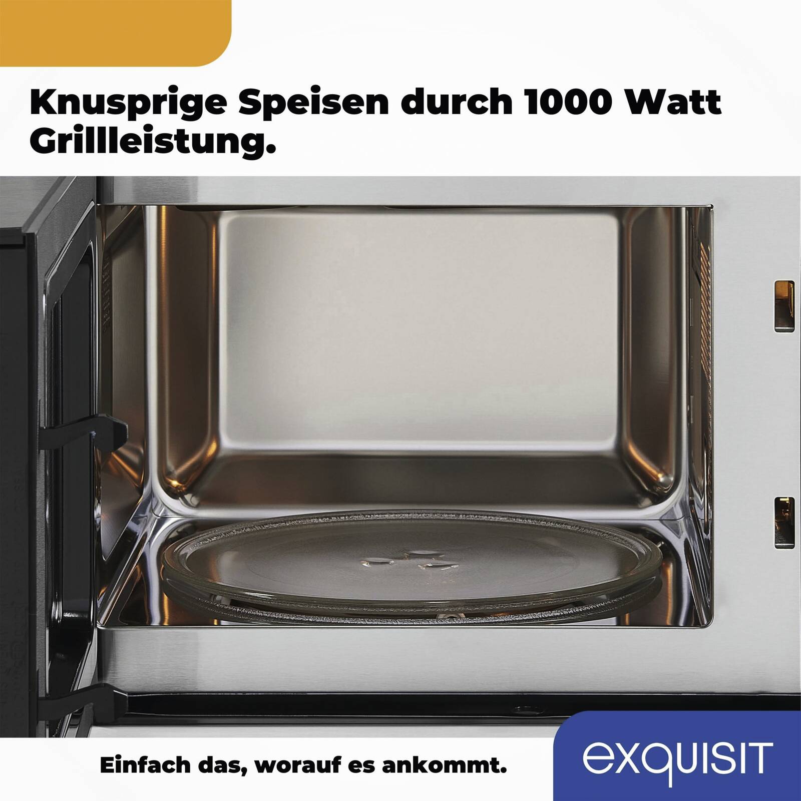 Abbildung 5 zu Exquisit EMW 20.1 G Edelstahl Kombi-Mikrowelle,Einbaugerät,20 l 100Watt Top Deal