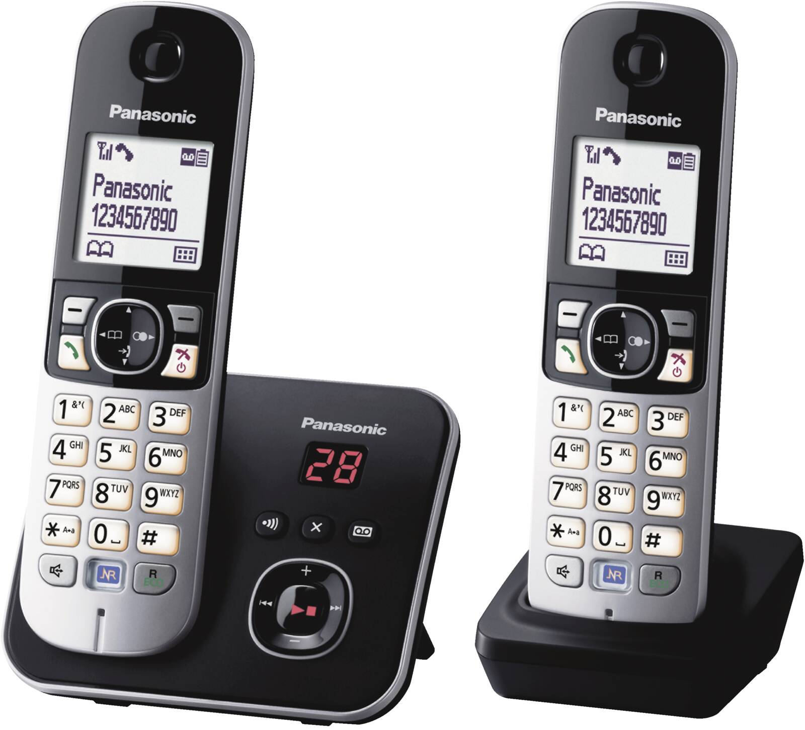 Abbildung 1 zu Panasonic Telefone KX-TG6822GB Festnetz-Telefon analoger Anschluss schn. B Ware