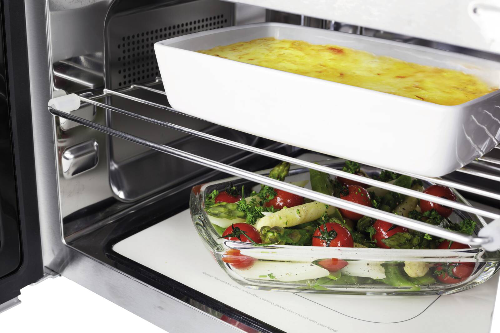 Abbildung 4 zu Caso MCG25 Ceramic chef Silber,Kombi-Mikrowelle, 25L, 1200 Watt TOP DEAL