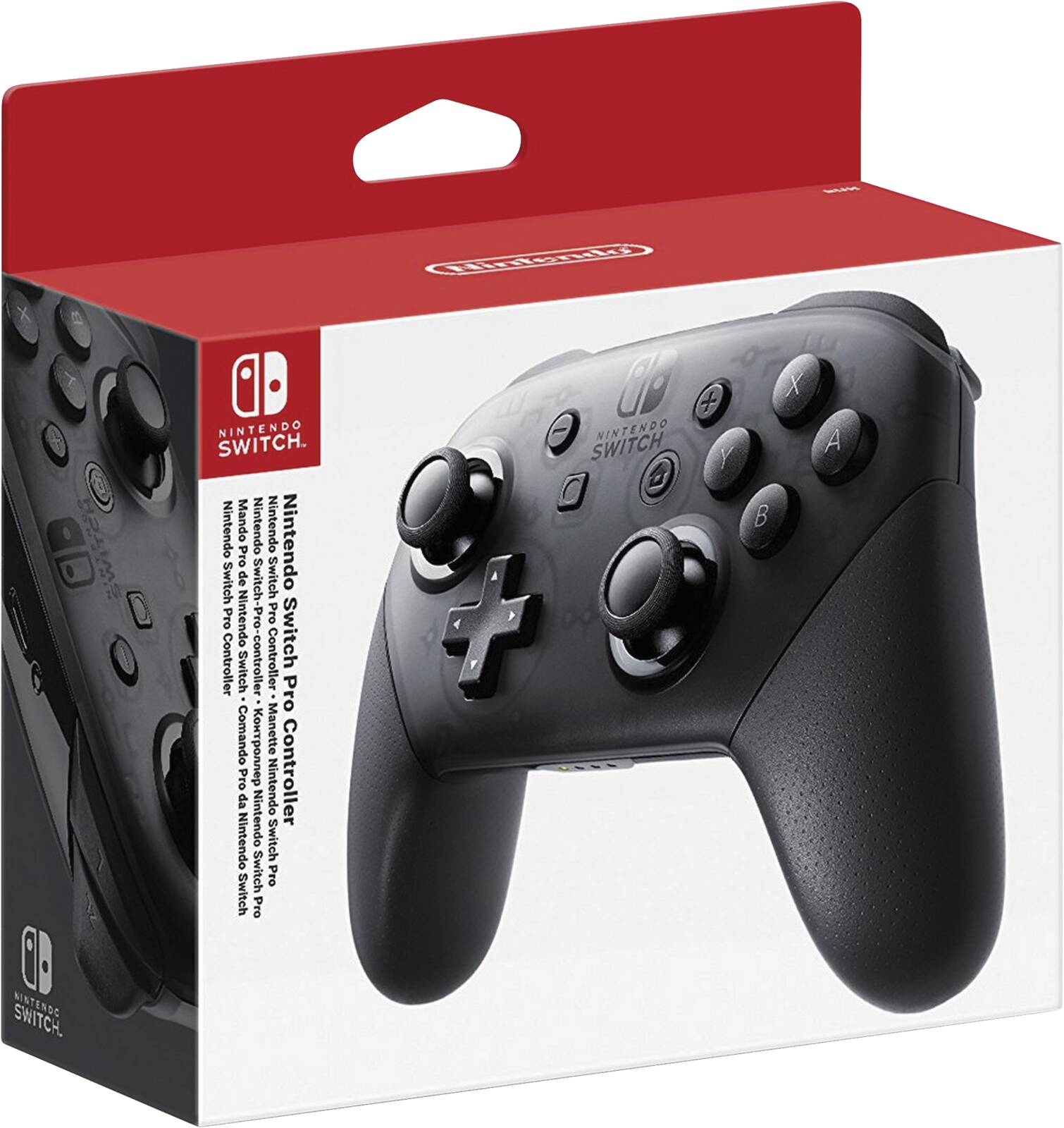 Abbildung 1 zu Nintendo Switch Pro Controller kabellos Gamepad USB Ladekabel schwarz Zubehör