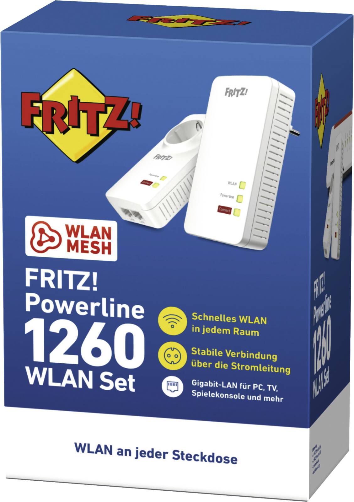 Abbildung 3 zu AVM W-Lan Stromnetzadapter FRITZ!Powerline 1260E Set 2 Stk.