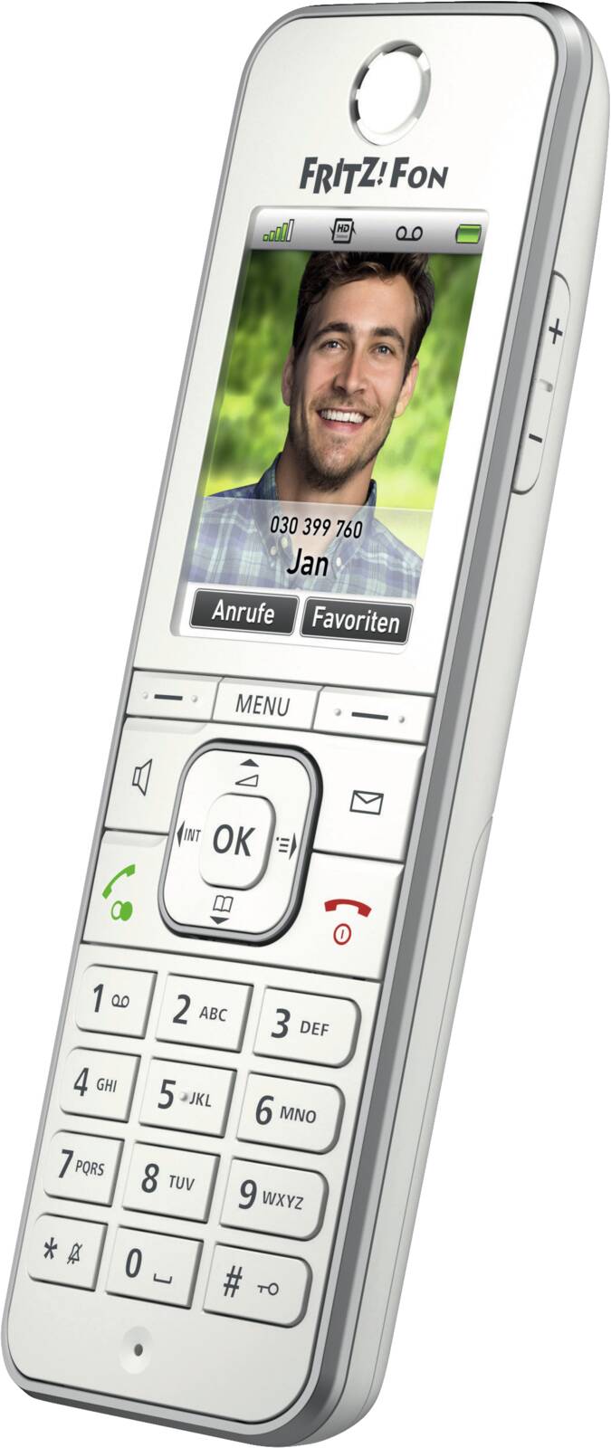 Abbildung 3 zu AVM Telefon Festnetz FRITZ!Fon C6  Kabellos +Ladeschale Silber bis 288 h Standby