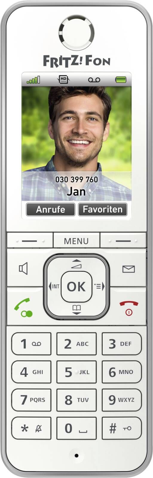 Abbildung 5 zu AVM Telefon Festnetz FRITZ!Fon C6  Kabellos +Ladeschale Silber bis 288 h Standby