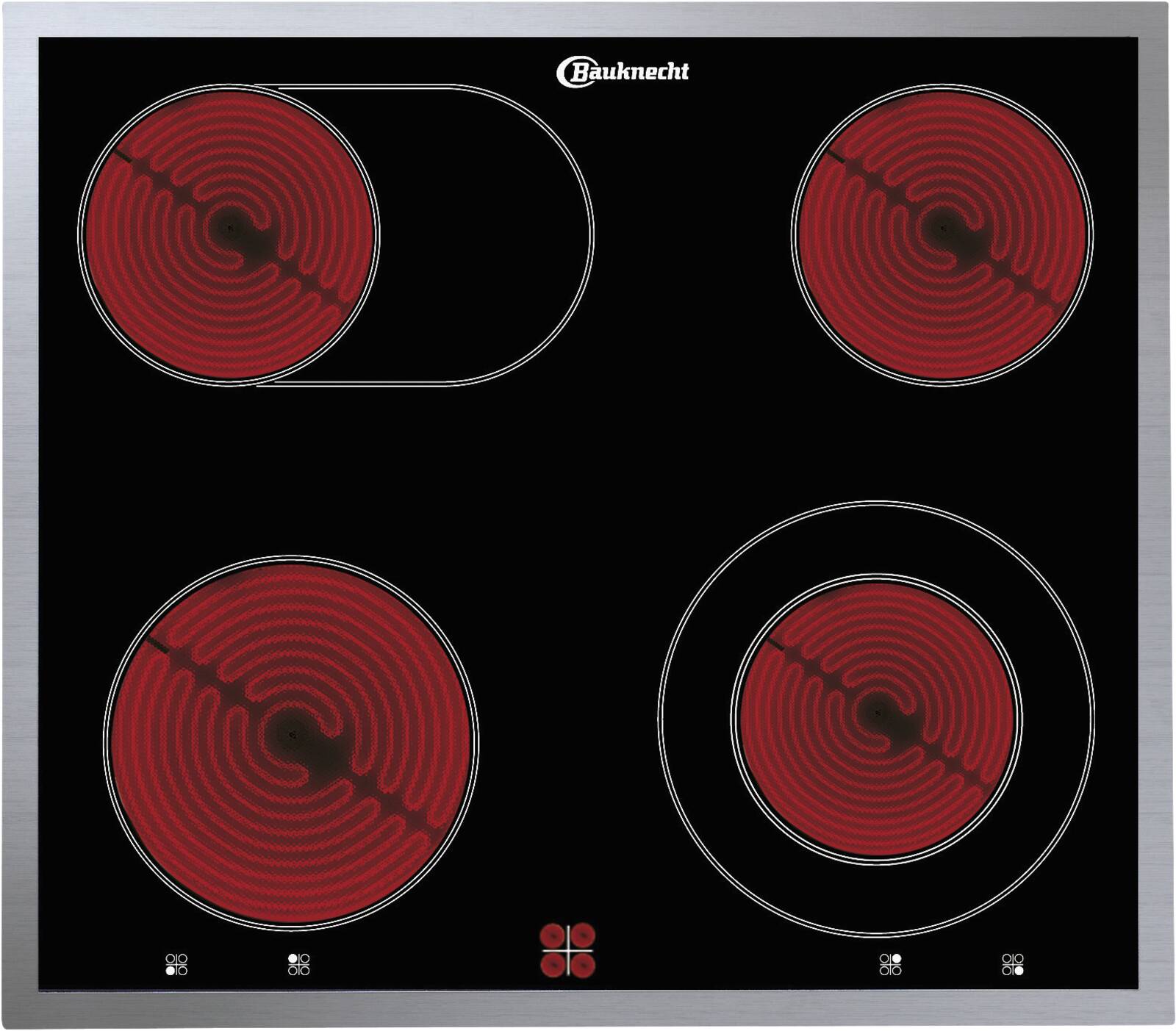 Abbildung 3 zu Bauknecht Einbau Herd Set HEKO PROFI 3500 Herd + Glaskeramik Kochfeld