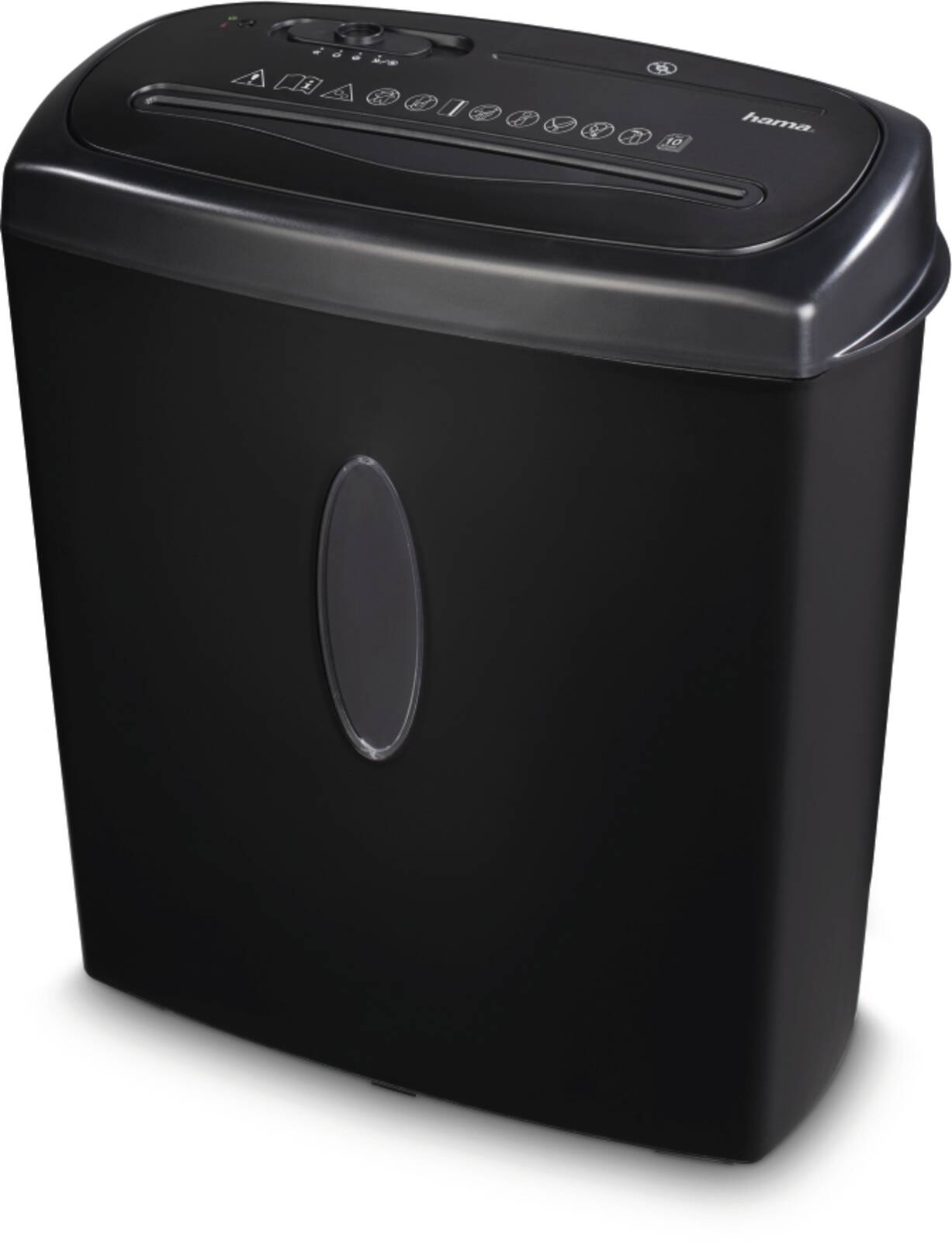 Abbildung 1 zu Hama Aktenvernichter 50543 HOME X10CD Schwarz 15 Liter Papier CD´s Karten