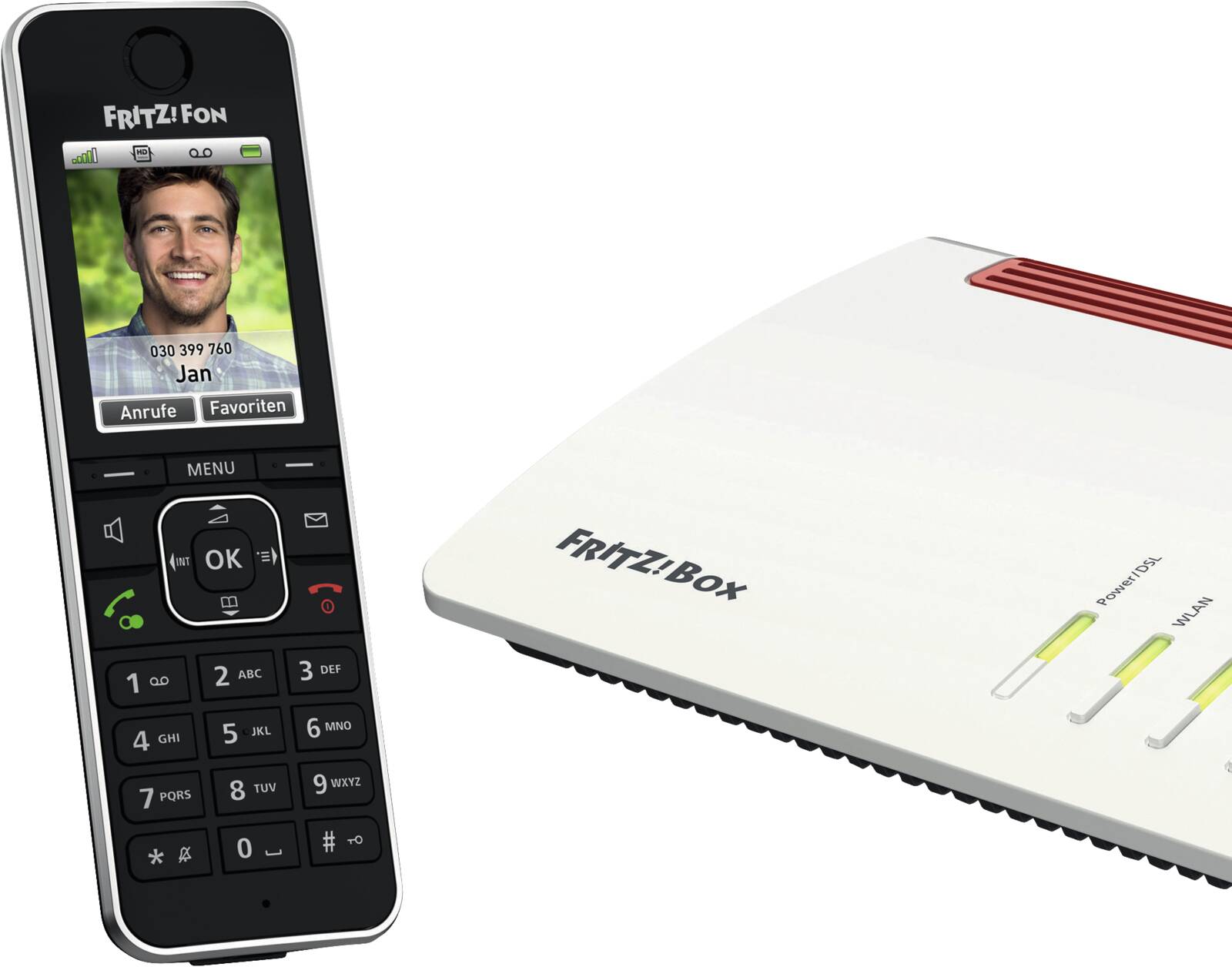 Abbildung 2 zu AVM Telefon Mobilteil  FRITZ!Fon C6 mit Ladeschale kabellos Schwarz
