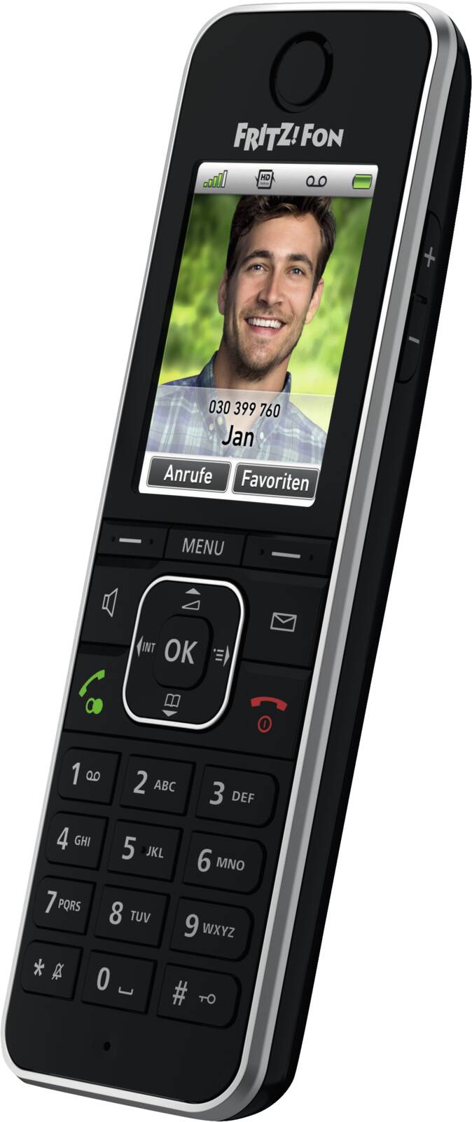 Abbildung 3 zu AVM Telefon Mobilteil  FRITZ!Fon C6 mit Ladeschale kabellos Schwarz