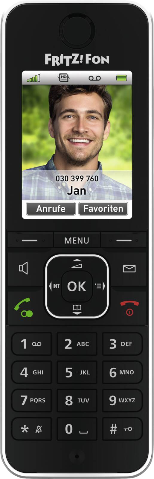 Abbildung 5 zu AVM Telefon Mobilteil  FRITZ!Fon C6 mit Ladeschale kabellos Schwarz