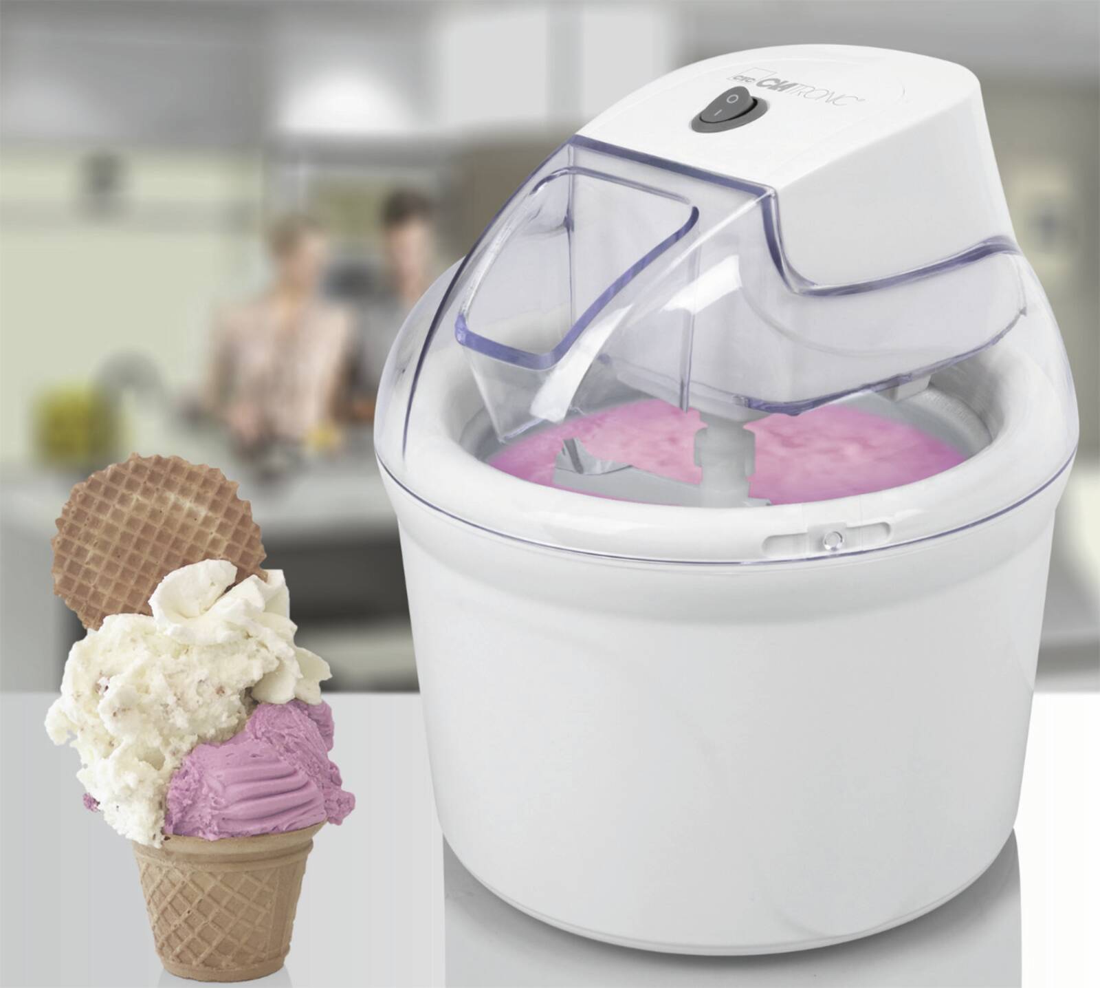 Abbildung 5 zu Clatronic Eismaschine ICM 3764 1,5L Nachfüllöffnung Deckel