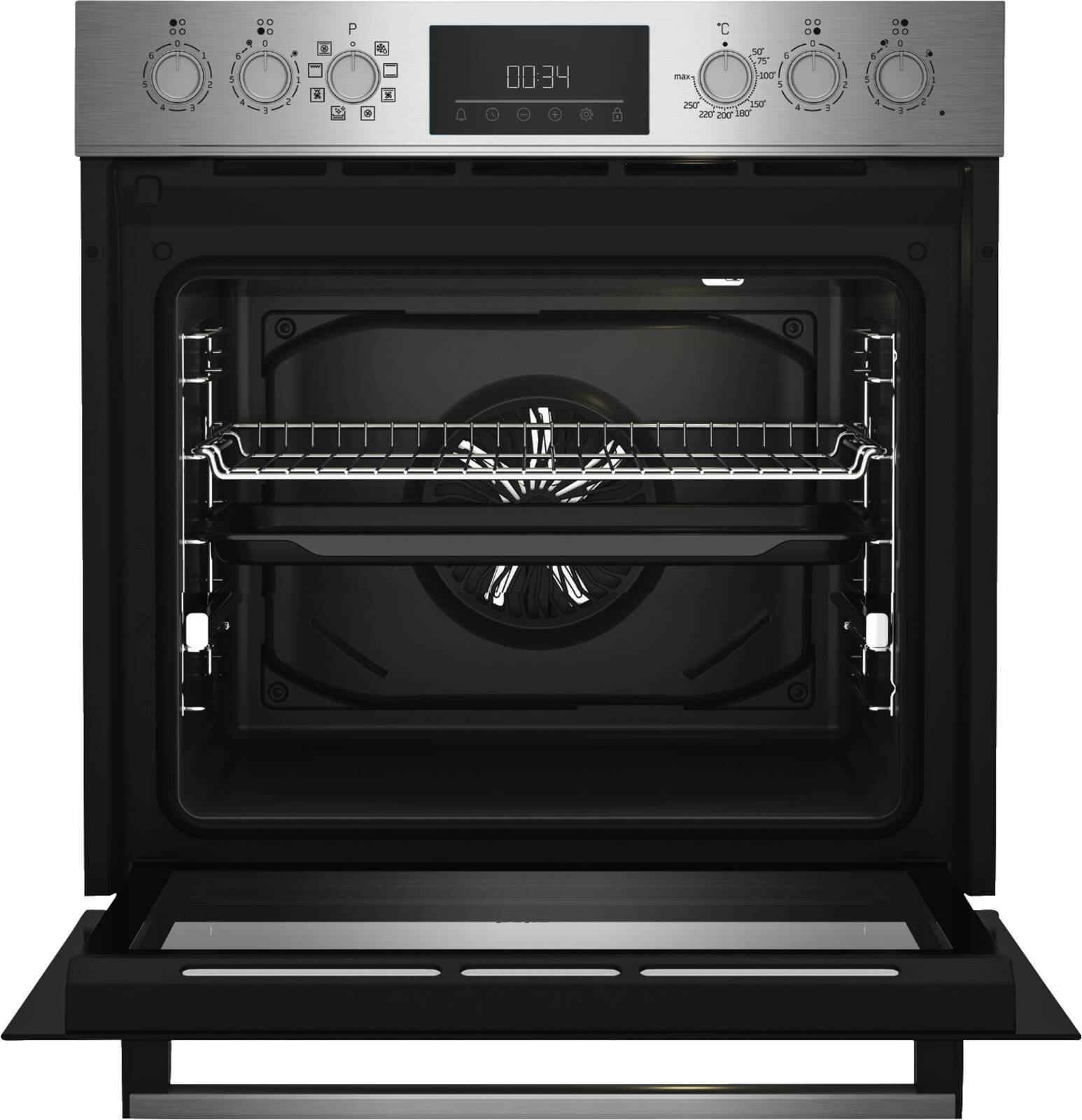 Abbildung 4 zu Beko Einbau Herd Set BBUM12328X 72 l Garraum + Glaskeramik Kochfeld  B Ware