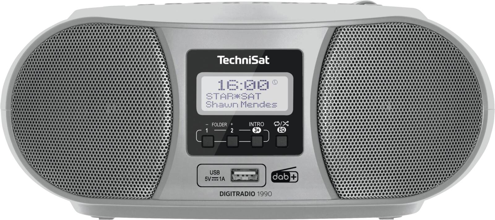 Abbildung 1 zu Technisat CD-Radio DIGITRADIO 1990 silber DAB DAB+ Bluetooth USB MP3